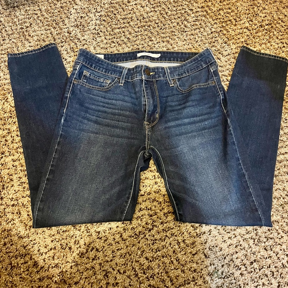 Levi's Women's Dark Blue Skinny Jeans